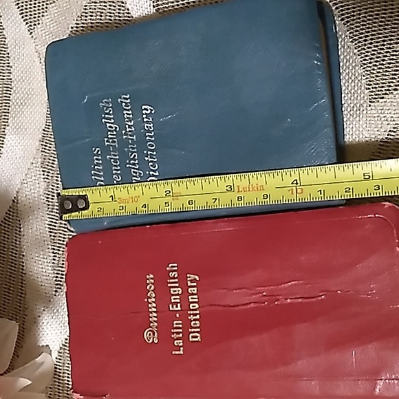 1955 Latin-English Dictionary &  1974 French-English/English-French Dictonary - Picture 2 of 16